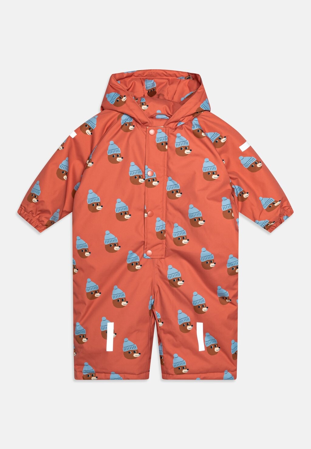 

Зимний комбинезон BEARS SNOW ONEPIECE UNISEX TINYCOTTONS, цвет brick
