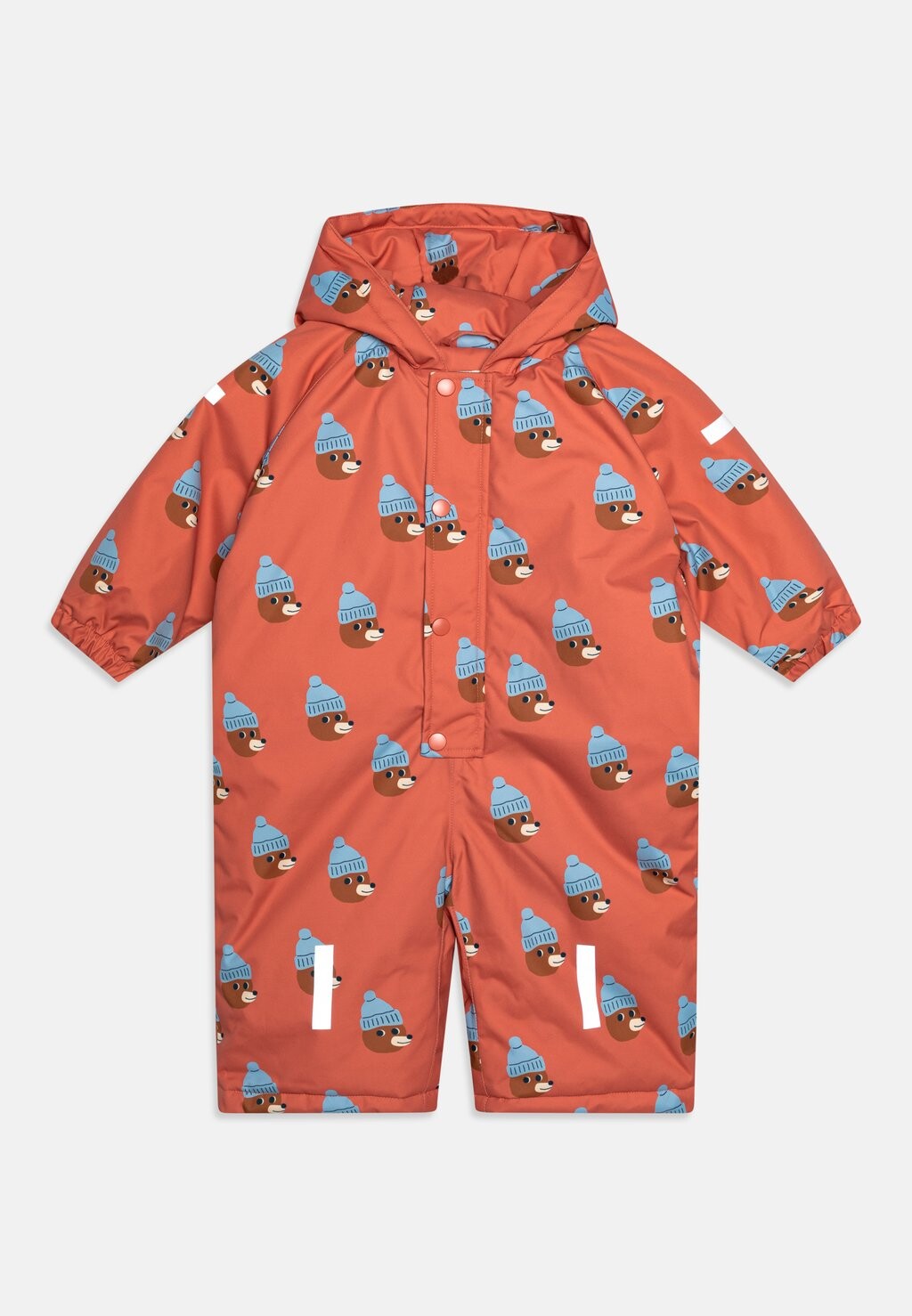 Зимний комбинезон BEARS SNOW ONEPIECE UNISEX TINYCOTTONS, цвет brick