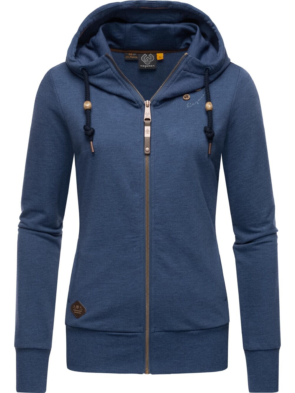 

Толстовка на молнии Ragwear Paya, морской синий/голубой