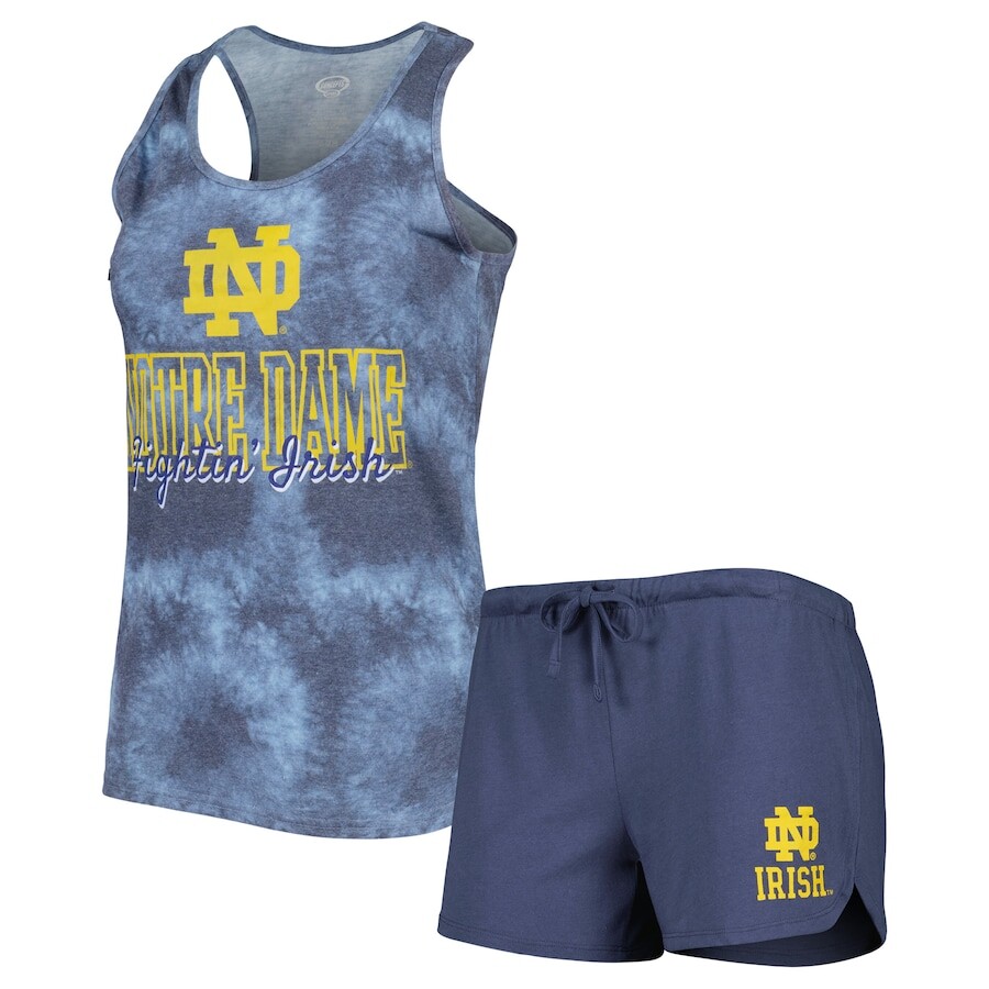 

Пижамный комплект Concepts Sport Notre Dame Fighting Irish, нави