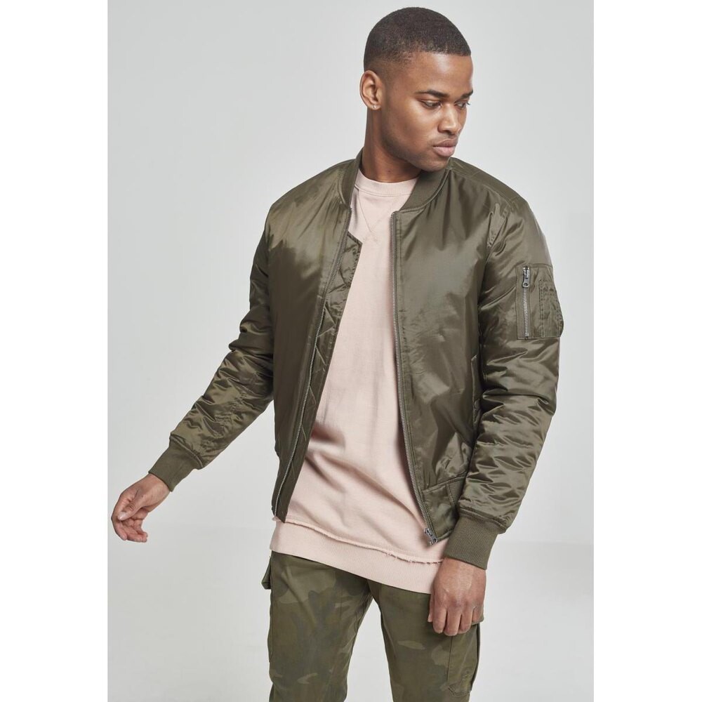 

Куртка Urban Classics Basic, зеленый