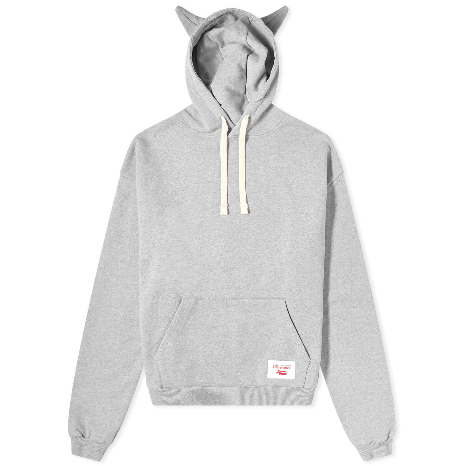 

Худи Charles Jeffrey Label Ears, серый