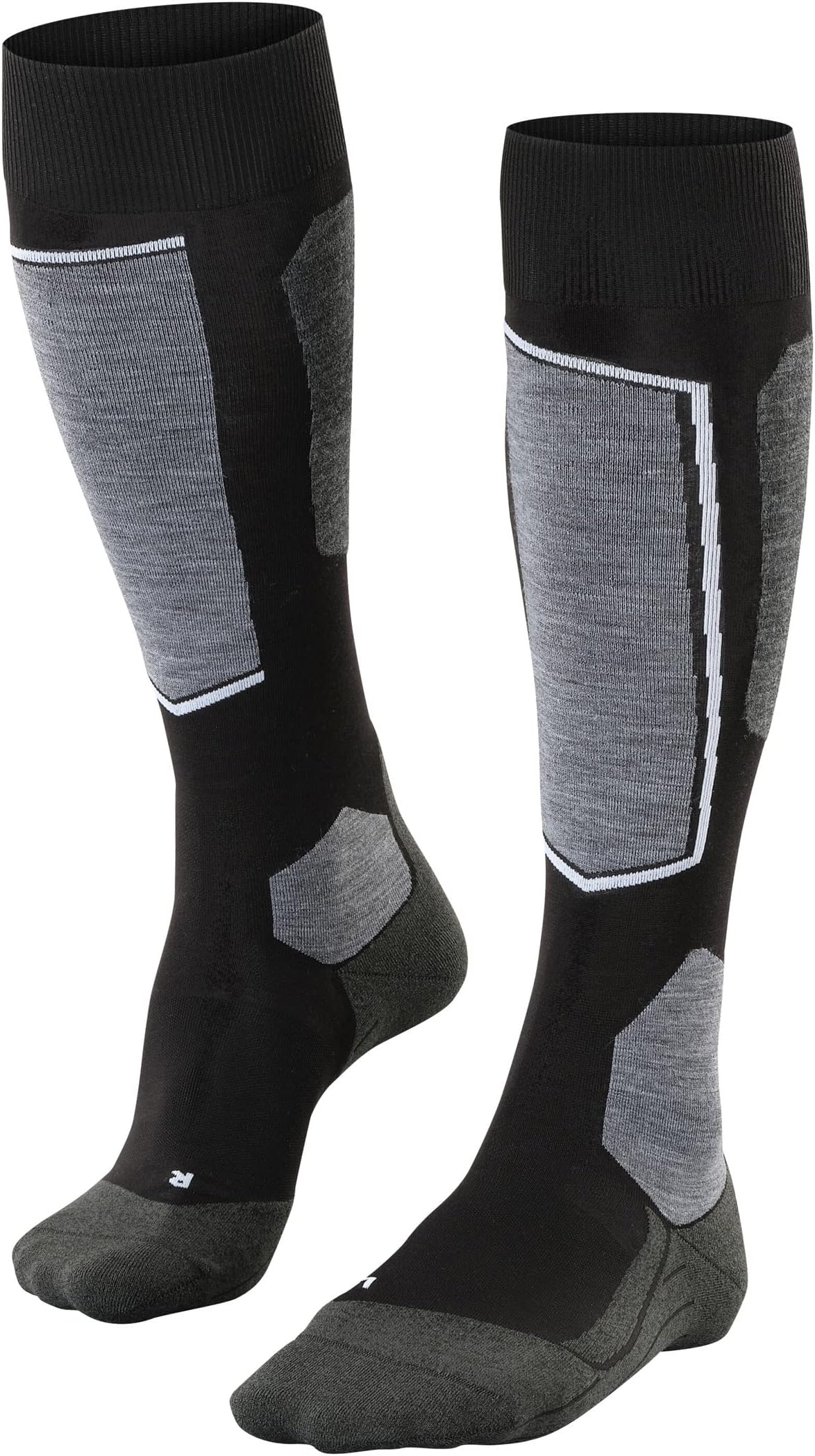 цена Лыжные носки до колена SK6 Pro, 1 пара Falke, цвет Black Mix