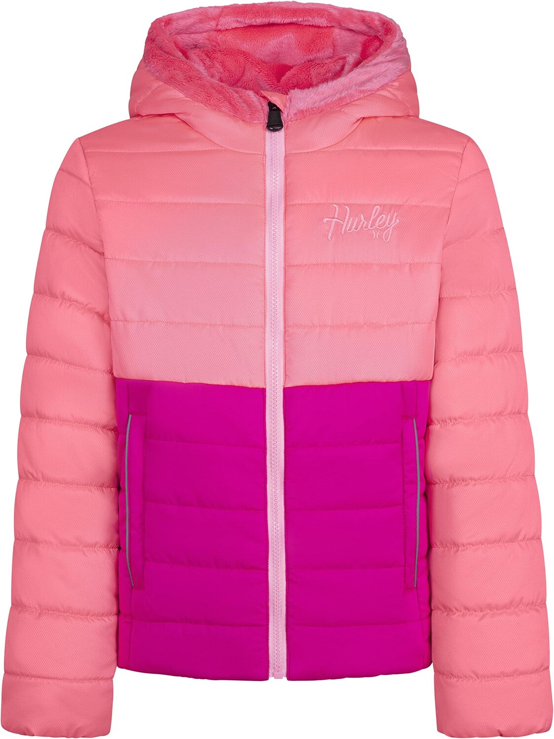 

Куртка Hurley Color-Block Cozy Jacket, цвет Guava Glow