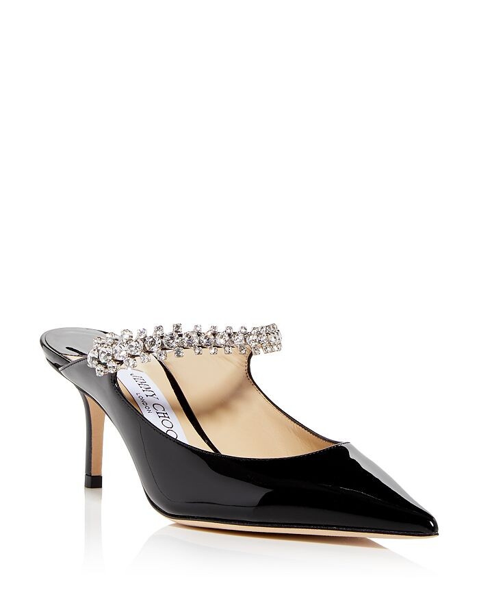 

Женские украшенные туфли без задника Bing 65 на высоком каблуке Jimmy Choo