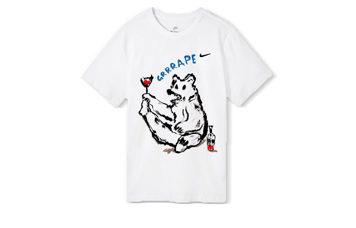 

Спортивная футболка унисекс белая Nike, белый