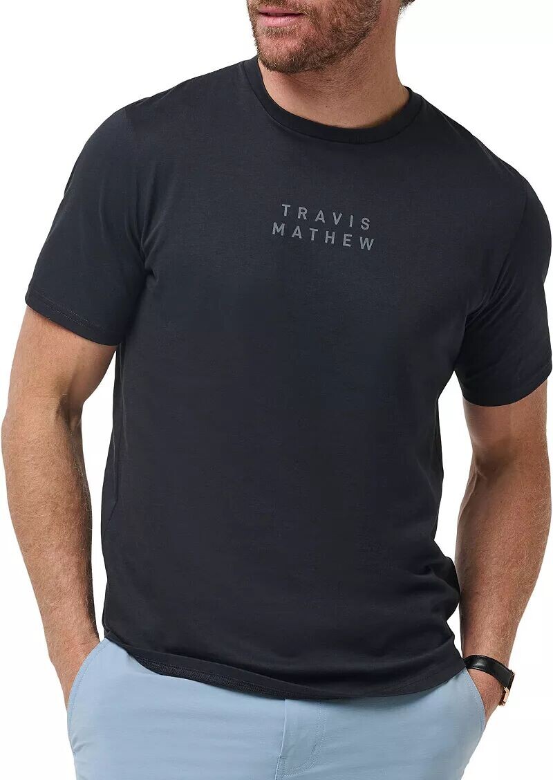 

Мужская футболка TravisMathew TM Scoop, черный