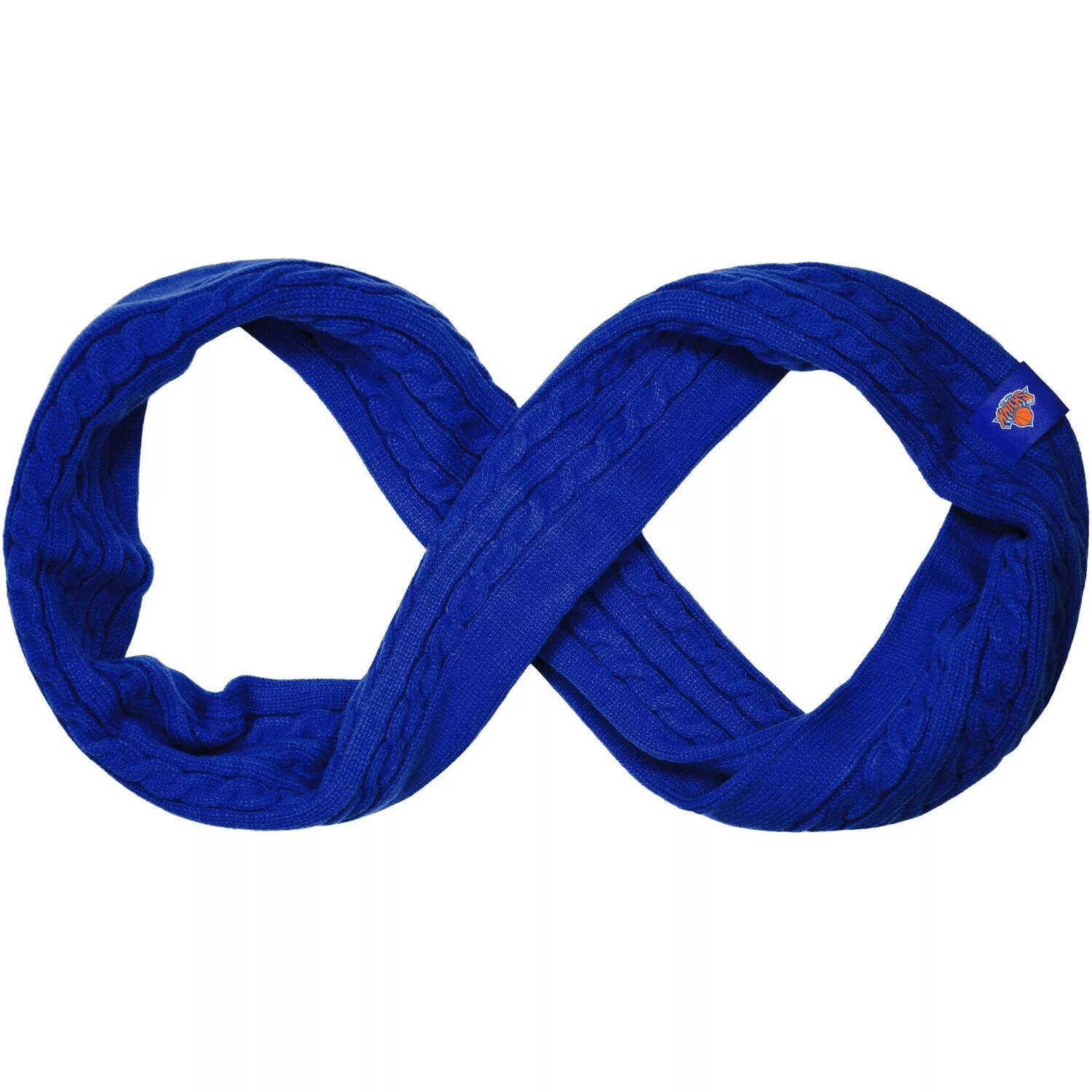 

Синий женский вязаный шарф Infinity New York Knicks