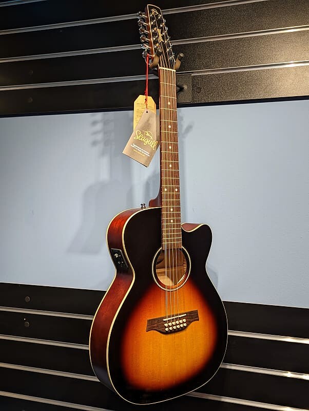

Акустическая гитара Seagull S12 CH CW Spruce Sun Burst 12-String Guitar