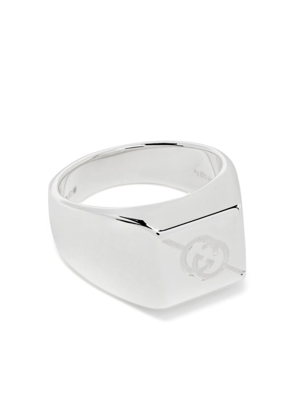 

Кольцо с логотипом Interlocking G Gucci, серебряный