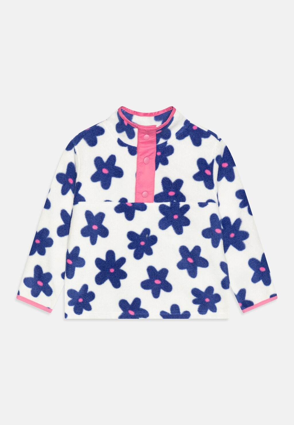 

Флисовая толстовка Toddler Girl GAP, цвет blue/ off-white