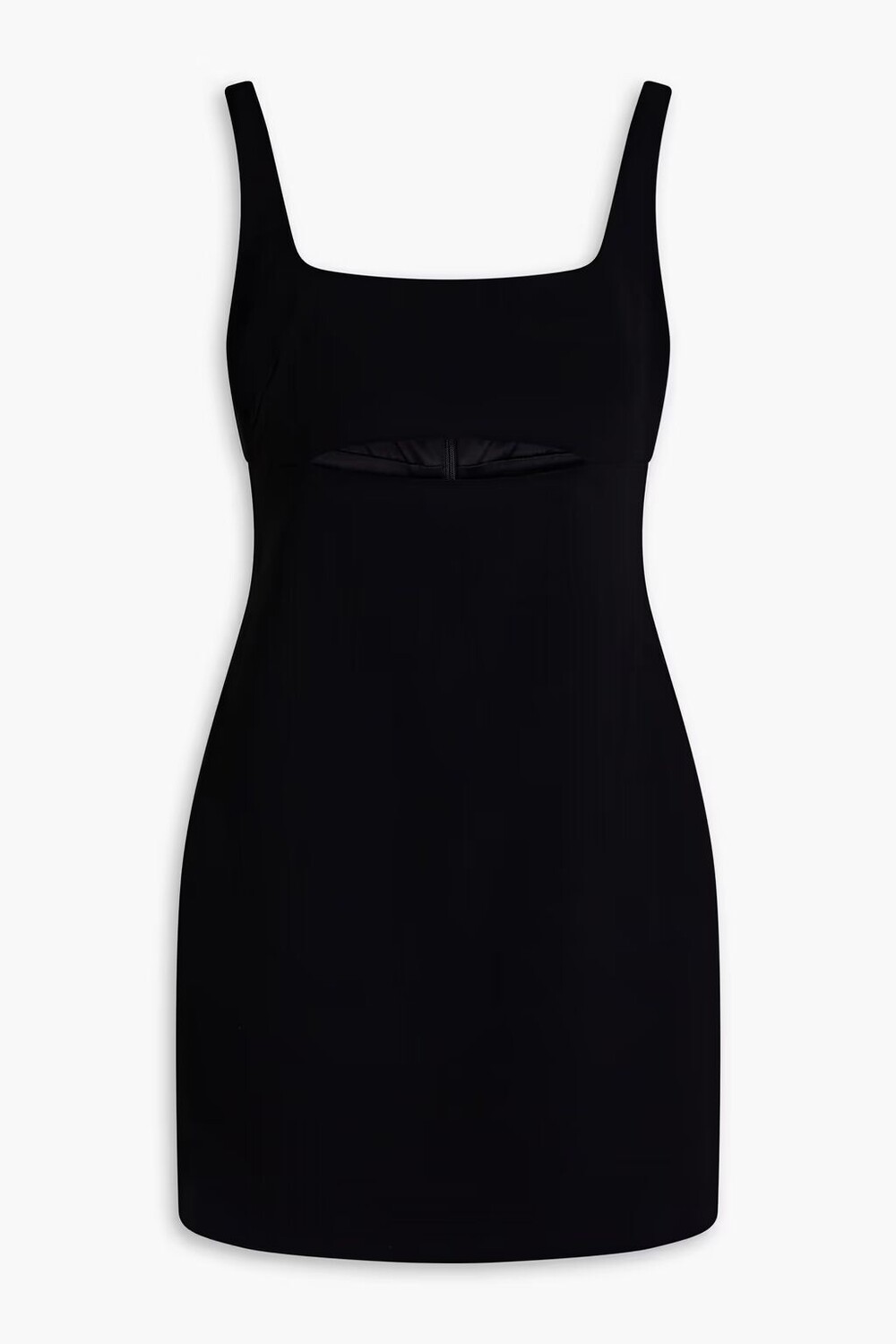 

Креповое платье мини Vanessa с вырезами Halston, черный