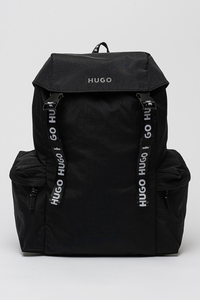Рюкзак Luka с регулируемыми лямками и логотипом Hugo, черный