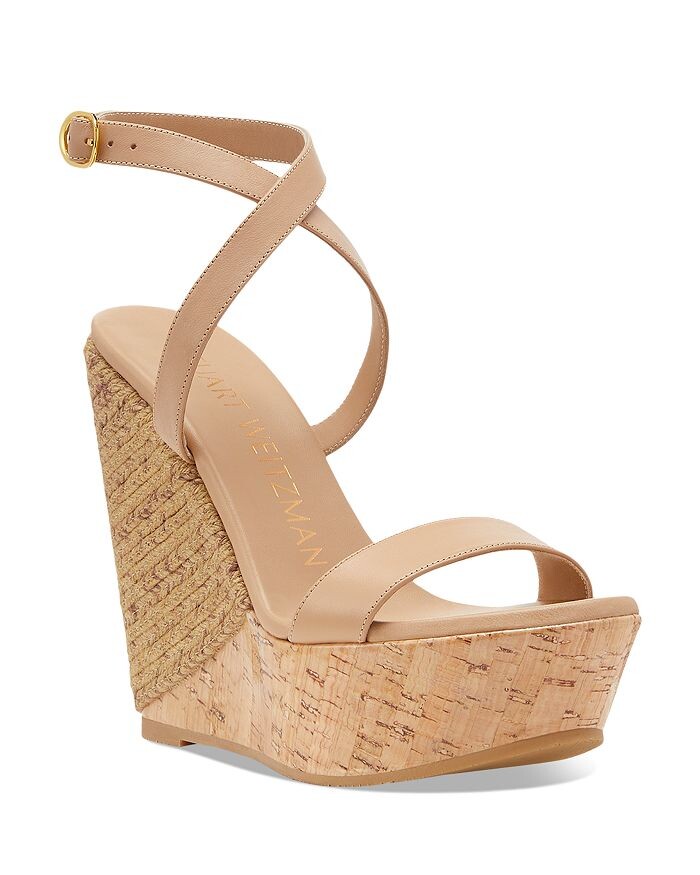 

Женские сандалии 5050 Square Toe Espadrille на платформе и танкетке Stuart Weitzman