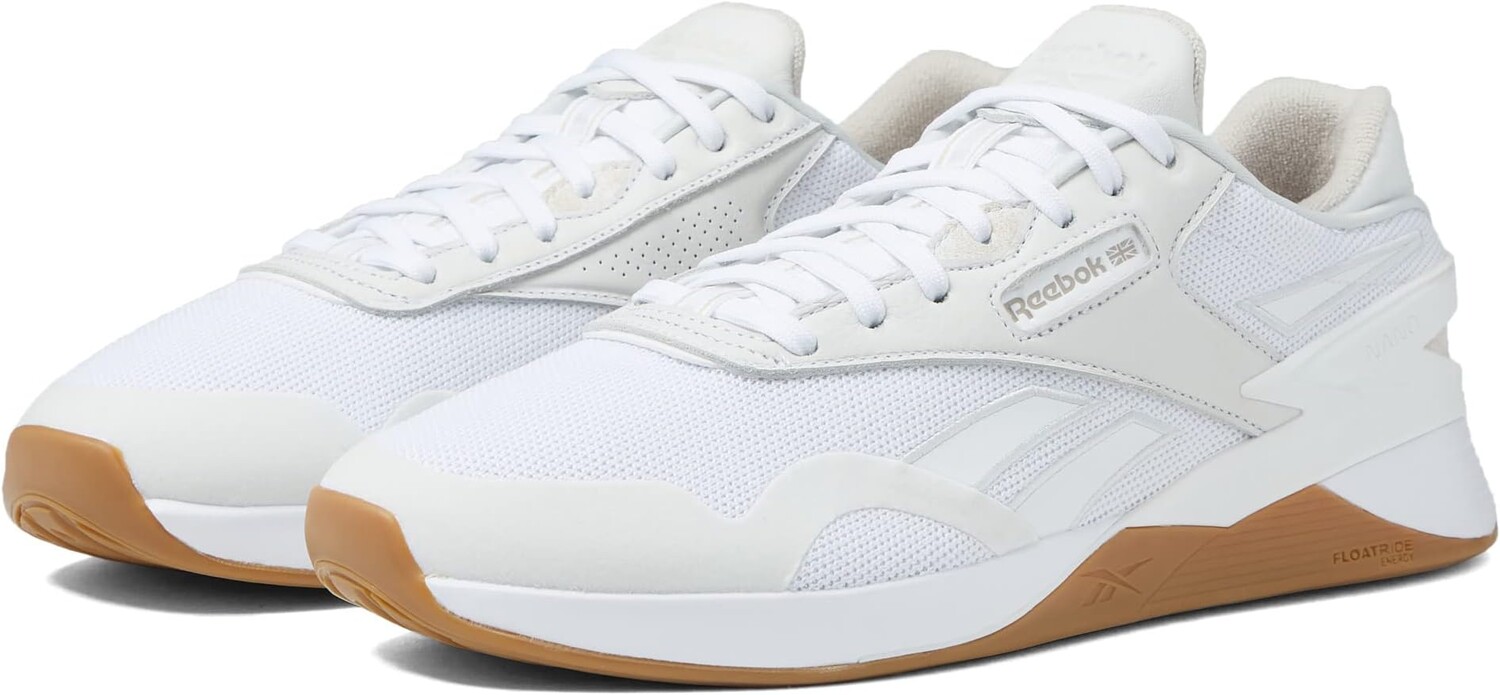 цена Кроссовки Nano Classic Reebok, цвет White/Pure Grey/Sleek Metallic