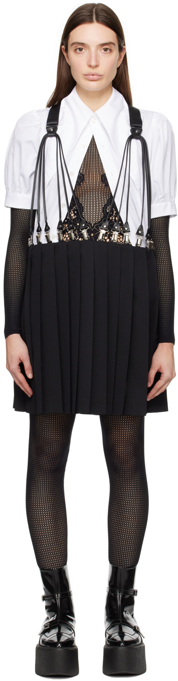 Черная юбка-миди с подтяжками Noir Kei Ninomiya