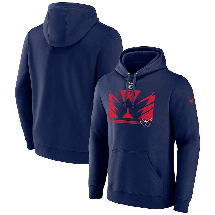 

Пуловер с капюшоном Fanatics Branded Washington Capitals, нави