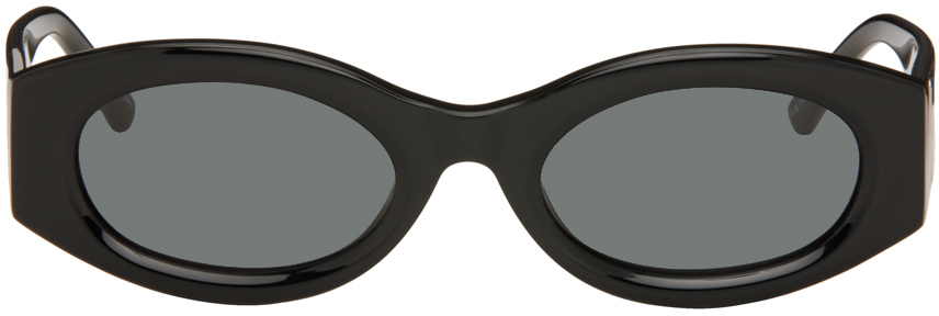 Черные солнцезащитные очки Linda Farrow Edition Berta The Attico солнцезащитные очки прямоугольной формы из коллаборации с linda farrow blake the attico черный