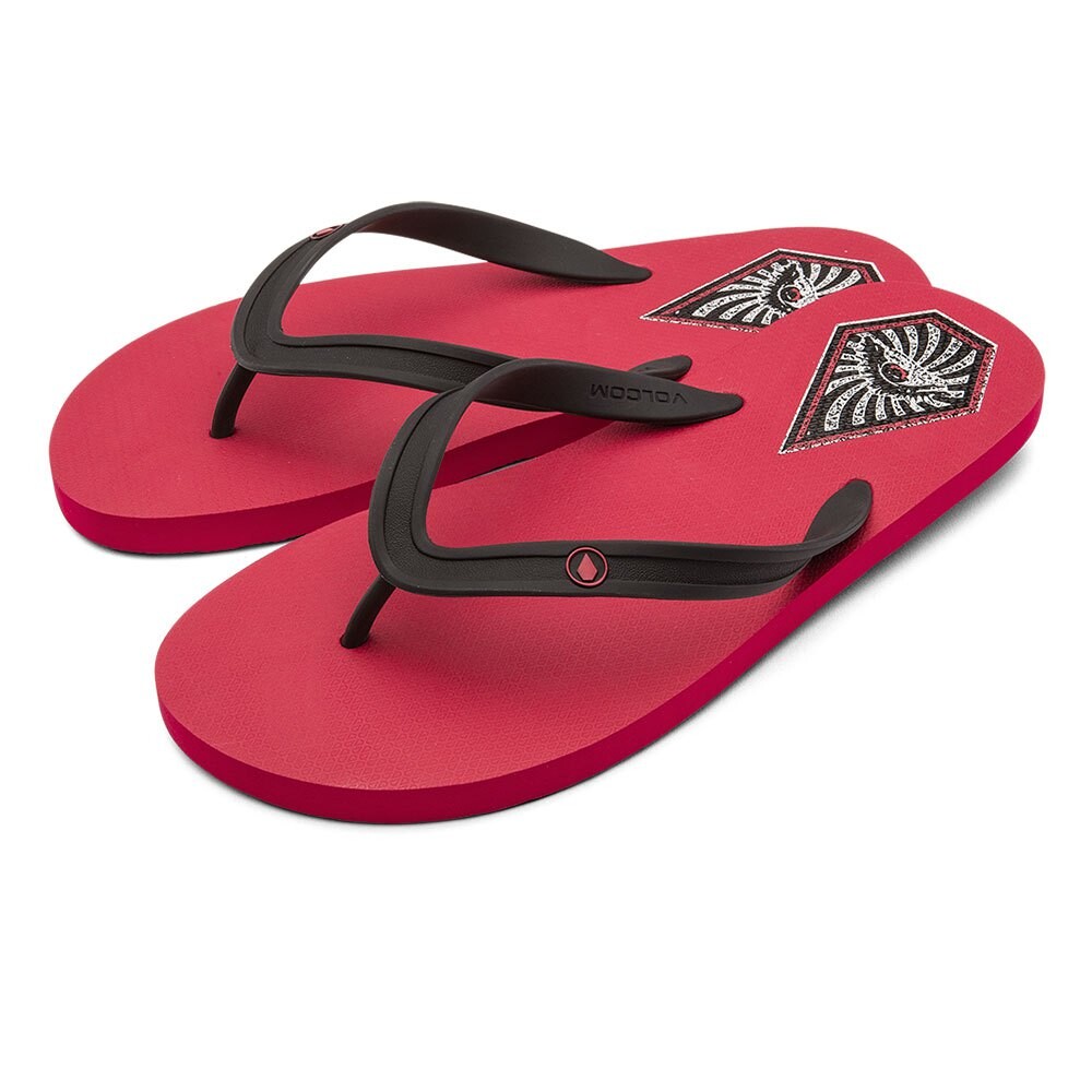 

Шлепанцы Volcom Rocker 2, красный