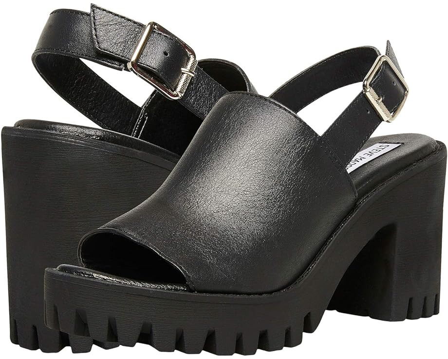 

Туфли Steve Madden Sunnyside Sandal, черная кожа