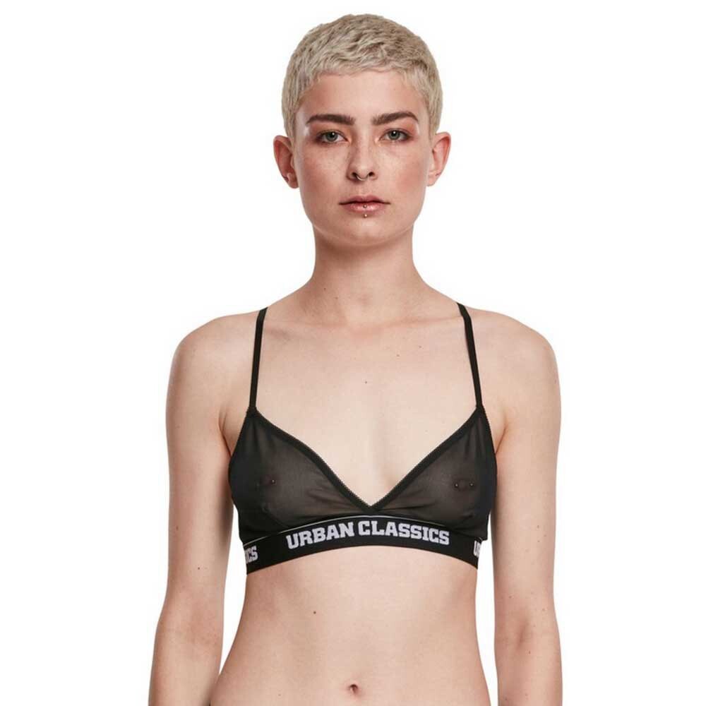 

Бюстгальтер Urban Classics Triangle Tech Mesh, черный
