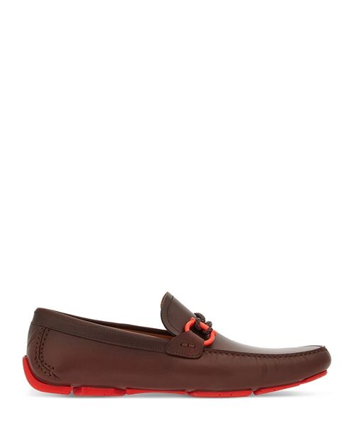 

Мужские передние 4 слипоны для водителей Ferragamo, цвет Brown