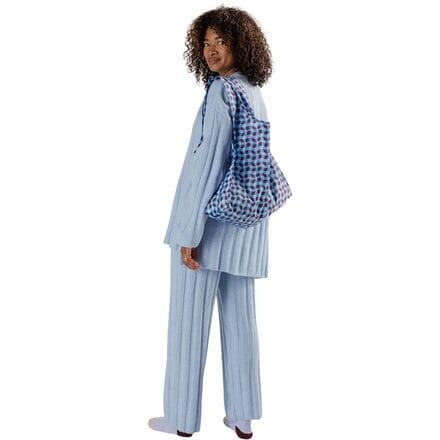 

Стандартный Баггу BAGGU, цвет Wavy Gingham Blue