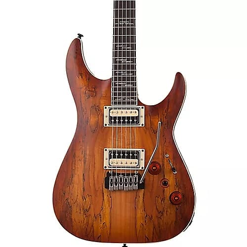 Электрогитара Schecter C-1 Exotic Spalted Maple Satin Natural Vintage Burst, 3338 укулеле luna uke ex mb exotic ukulele maple burl