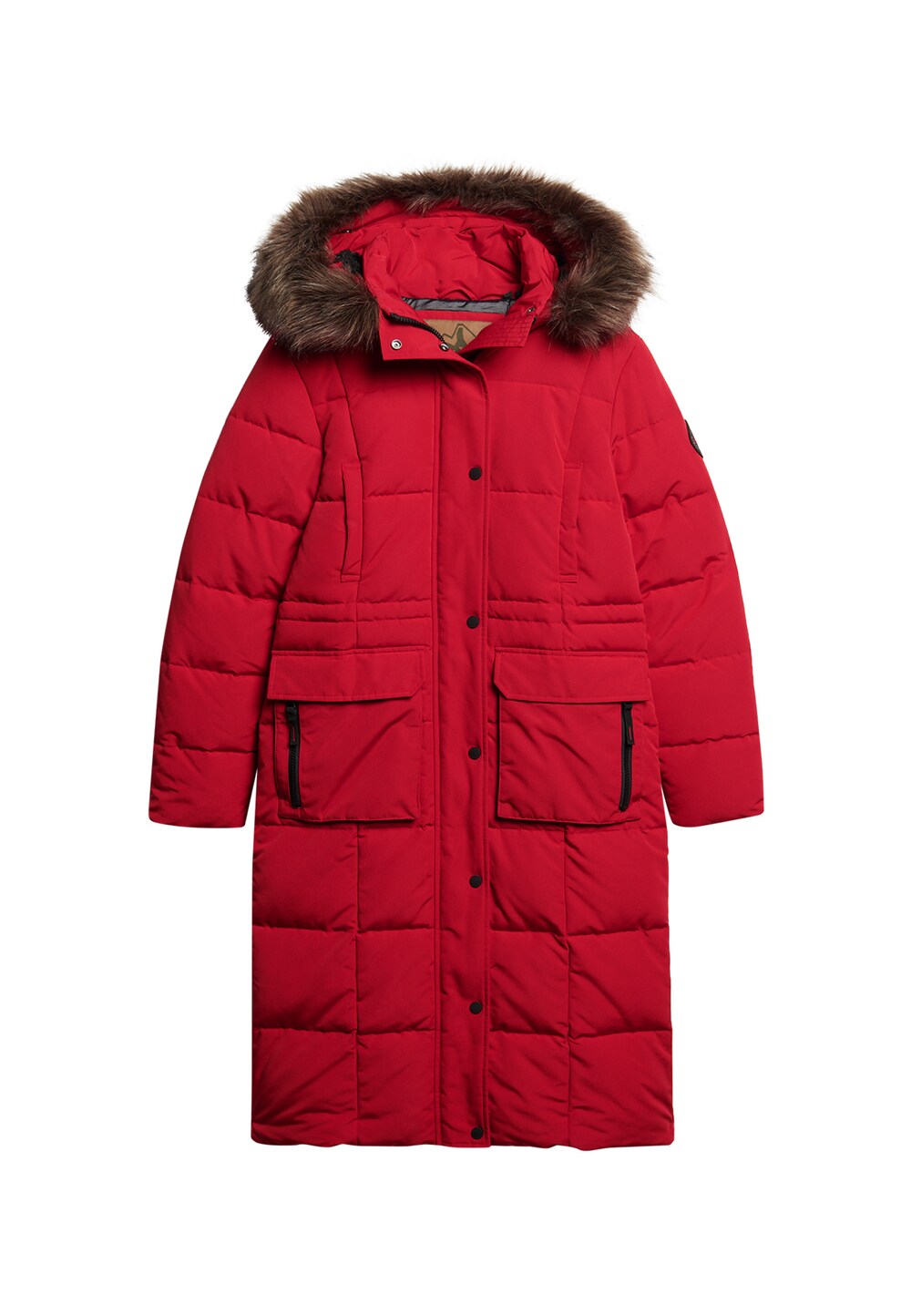 Зимнее пальто Superdry Everest, красный