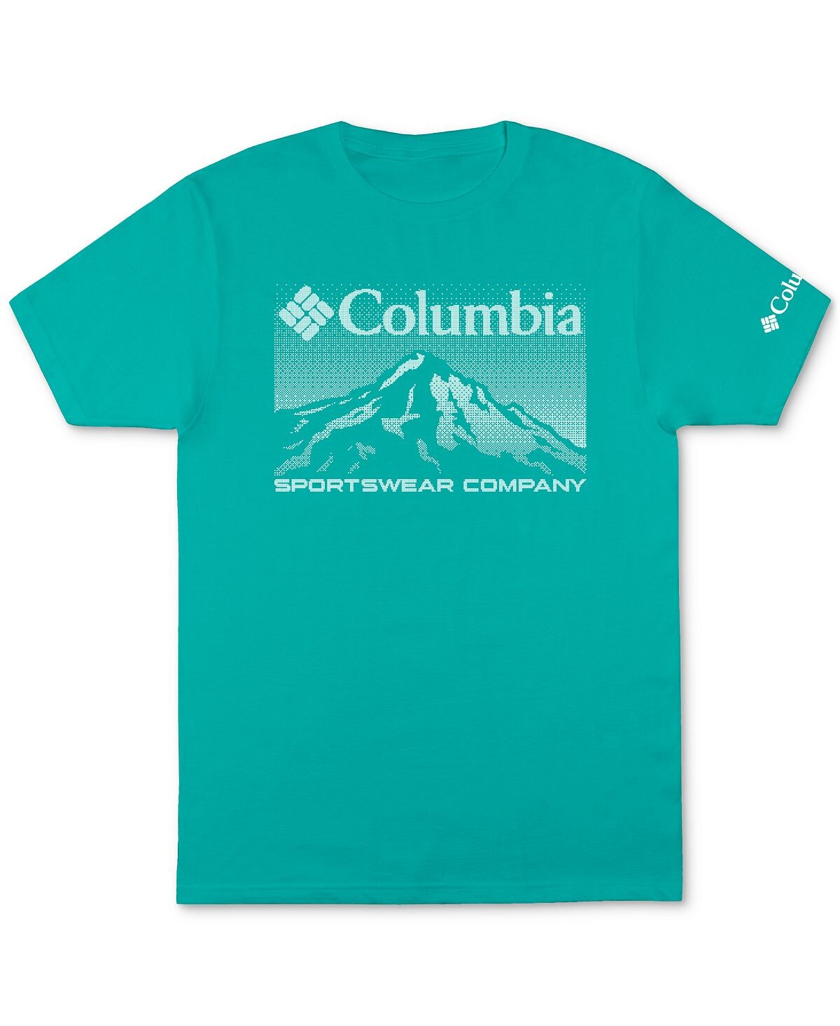 

Мужская футболка обычного кроя с логотипом и ЖК-дисплеем Columbia