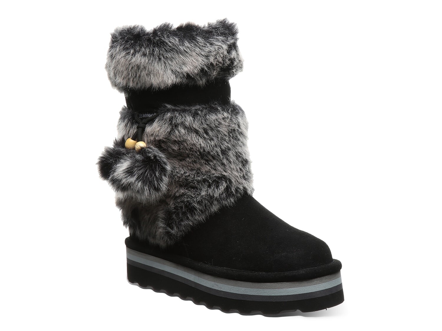 

Ботинки Tama в стиле ретро Bearpaw, черный/серый