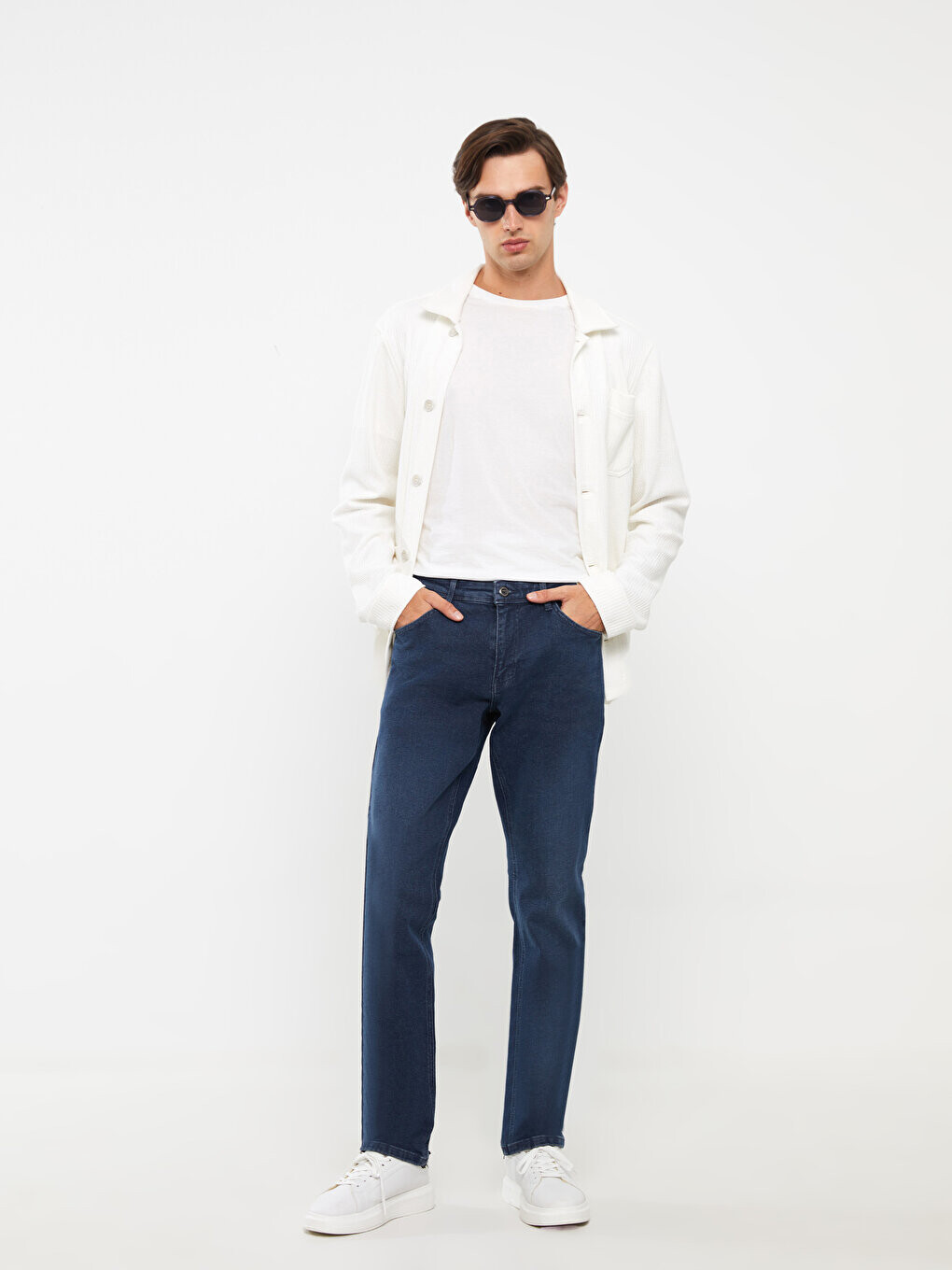 

Мужские джинсовые брюки 750 Slim Fit LCW Jeans, среднее индиго родео