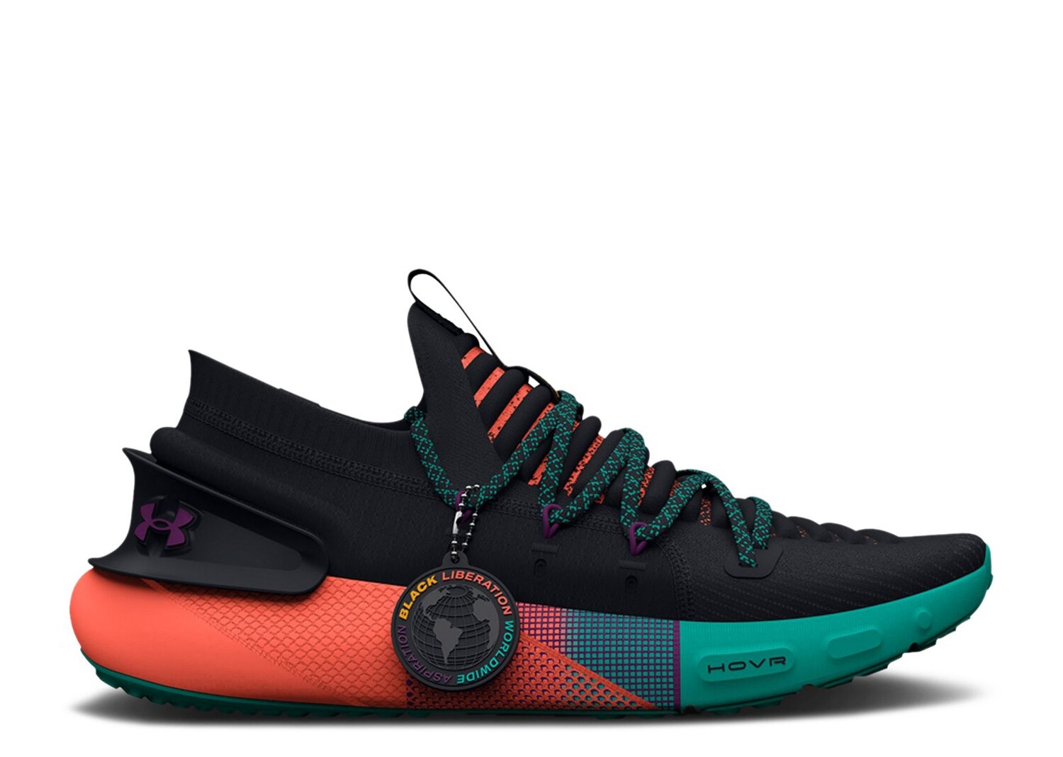 

Кроссовки Under Armour Hovr Phantom 3 'Black History Month', черный