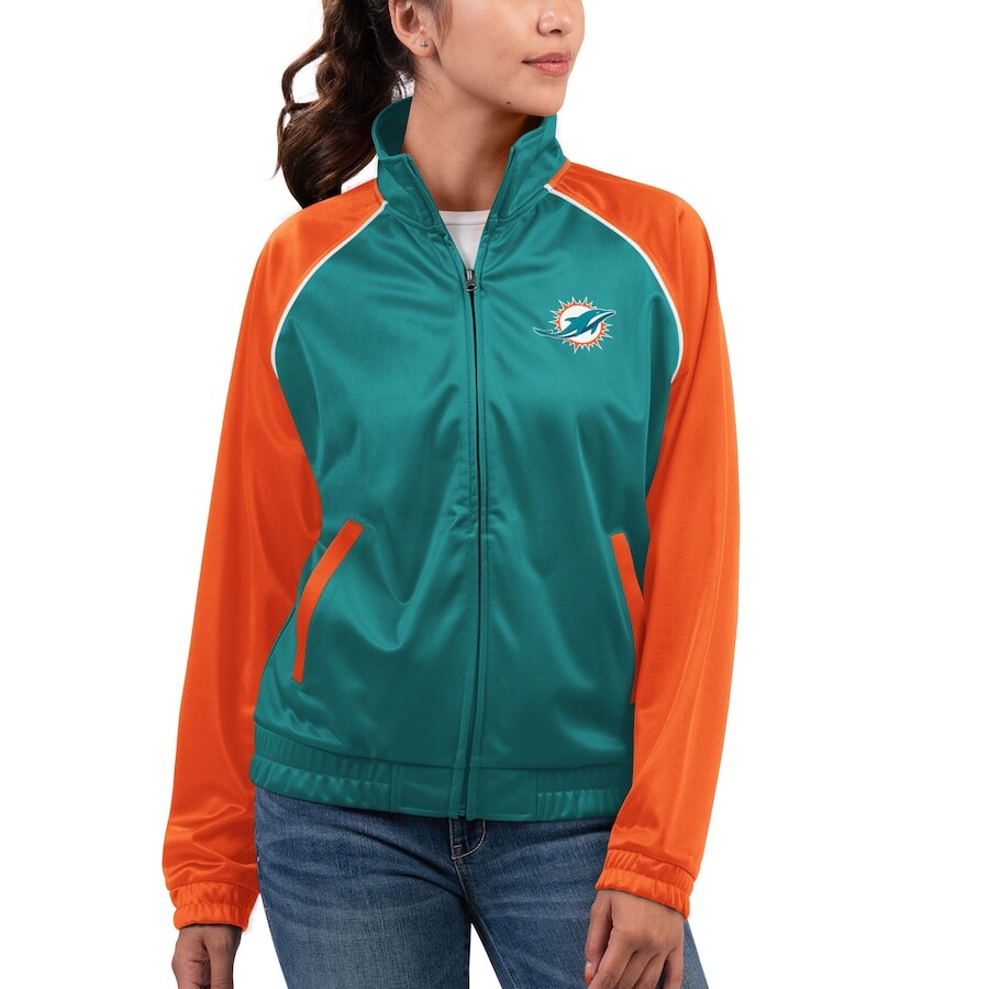 

Куртка G-III 4Her by Carl Banks Miami Dolphins, аква