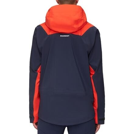 Куртка с капюшоном Haldigrat HS мужская Mammut, цвет Marine/Hot Red