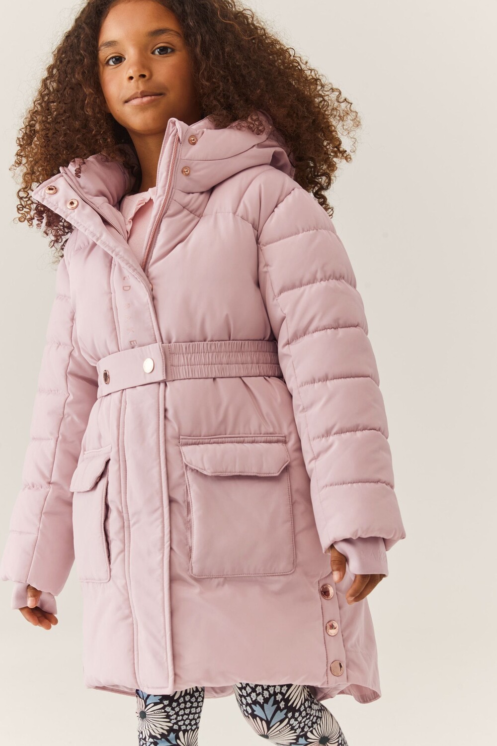 

Непромокаемая куртка с поясом Baker by Ted Baker, розовый