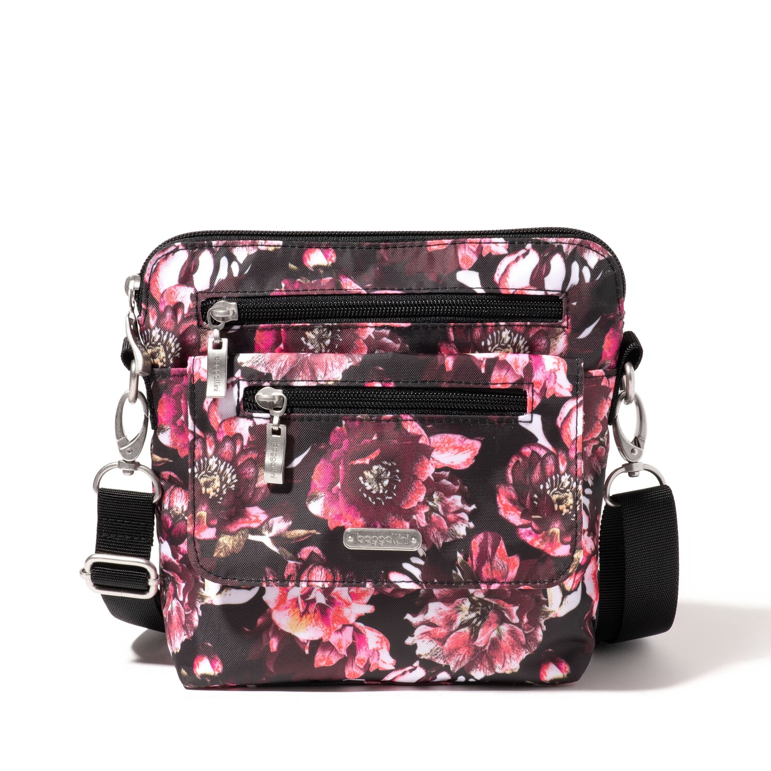 

Baggallini Женская сумка через плечо Let's Escape, цвет Peony Bloom