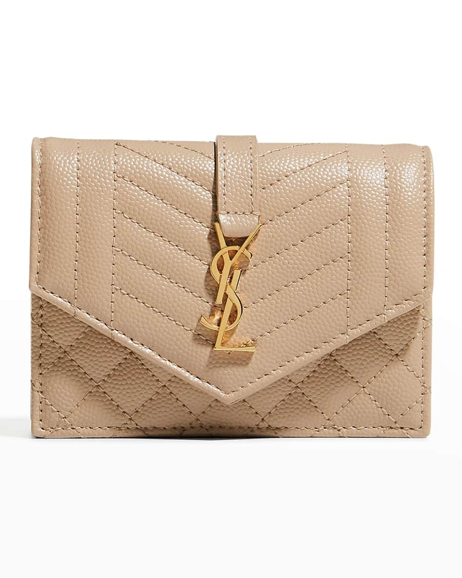 

Футляр для карт YSL Quilt Envelope с клапаном Saint Laurent