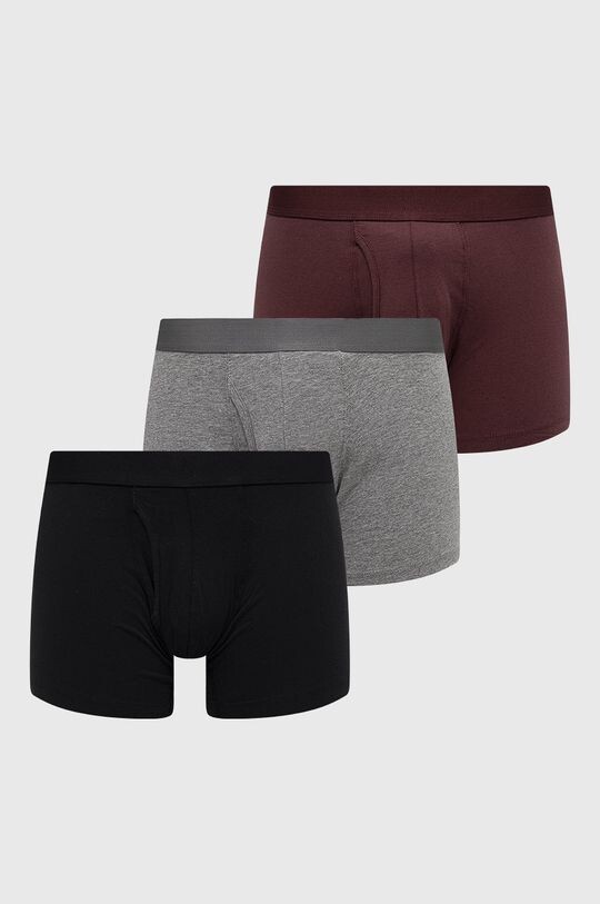 

Боксеры (3 пары) Abercrombie & Fitch, бордовый