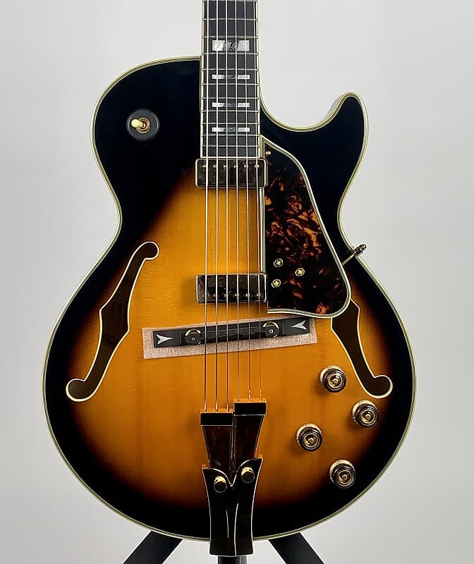 

Электрогитара Ibanez GB10SE-BS George Benson Signature Series Hollowbody Electric Guitar - Brown Sunburst