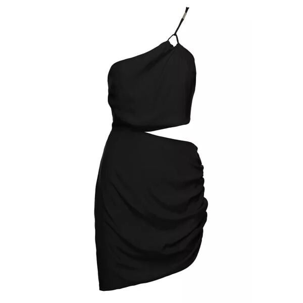 

Платье midori' one-shoulder mini dress with cut-out Gauge81, черный
