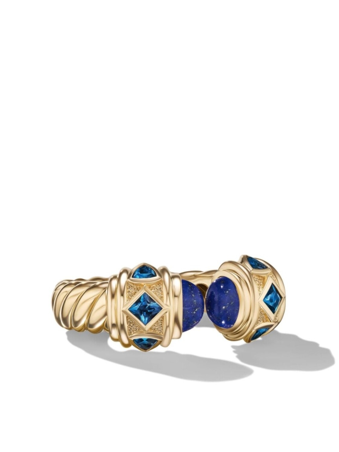 

Браслет Renaissance из желтого золота с топазом и лазуритом David Yurman, золотой