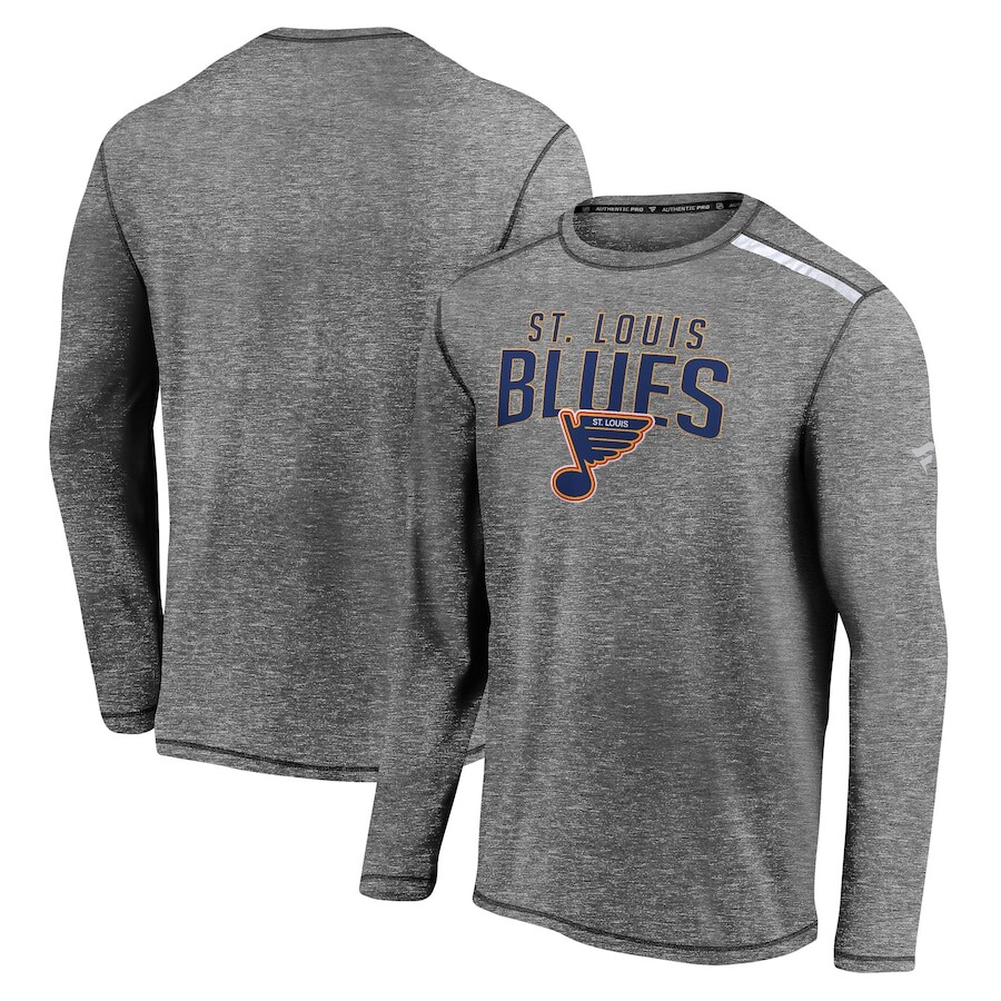 

Футболка с длинным рукавом Fanatics Branded St Louis Blues, серый