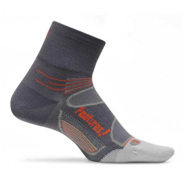 

Носки Feetures Elite Ultralight Quarter, серый