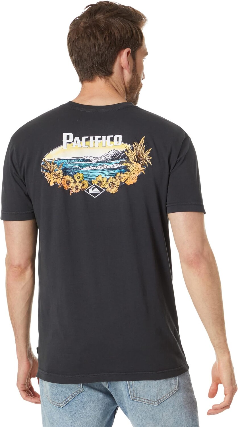 

Футболка с короткими рукавами Pacifico Scenic Vibes Quiksilver, цвет Tarmac