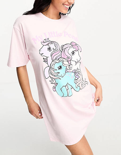 

Розовая футболка для сна ASOS DESIGN My Little Pony, Розовый