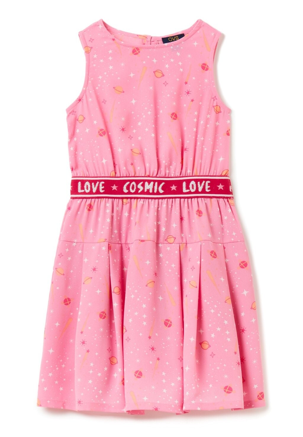 

Дневное платье SLEEVELESS WITH UNIVERSE PRINT OVS, розовый