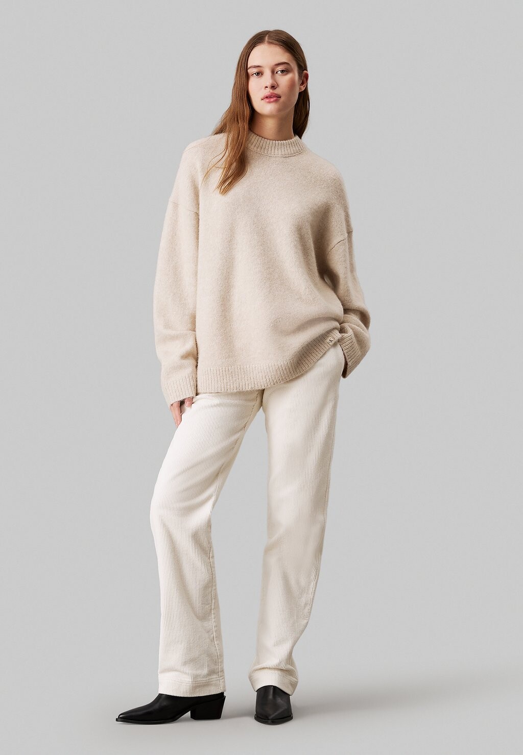

Брюки Calvin Klein Jeans, белый