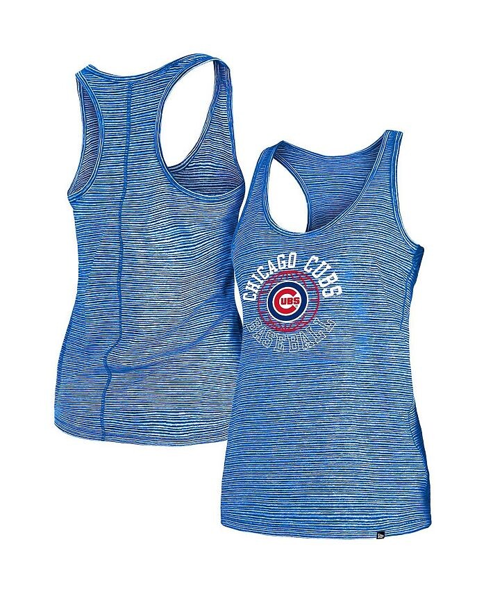 

Синяя женская майка Chicago Cubs Active Racerback New Era, синий