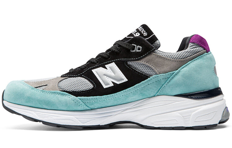 

Кроссовки New Balance 991.9, серый / черный / синий